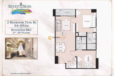 Estudio en el condominio en Jomtien Beach, Pattaya, Tailandia № 113464 - foto 4
