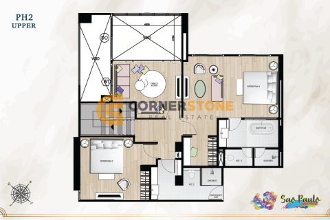 Estudio en el condominio en Jomtien Beach, Pattaya, Tailandia № 113462 - foto 2