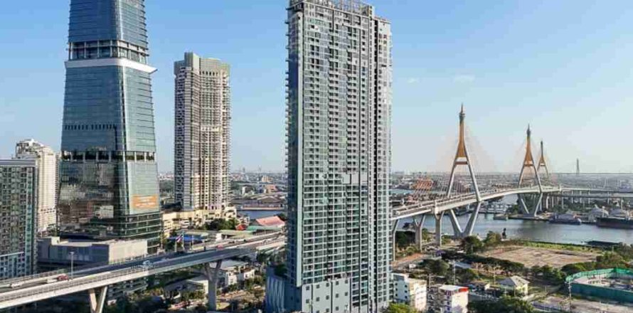 Condominio de 1 dormitorio en Thonburi, Bangkok, Tailandia № 184007