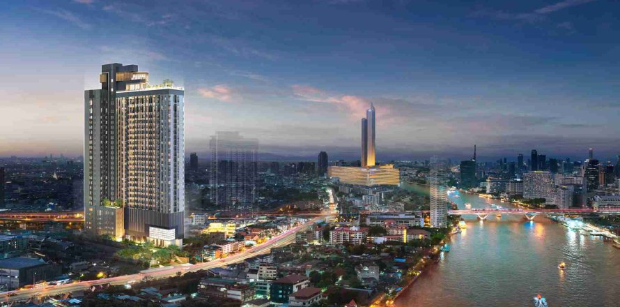 Condominio de 2 dormitorios en Thonburi, Bangkok, Tailandia № 184006
