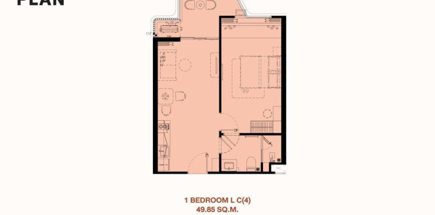 Condominio de 1 dormitorio en Phuket, Tailandia № 156362