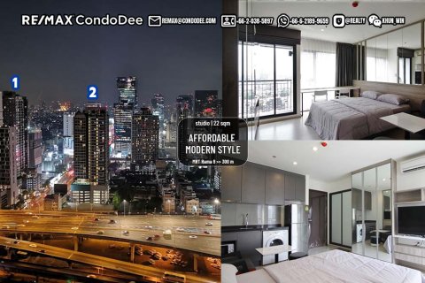 Studio in the Condo in Watthana, Bangkok, Thailand № 200584 - Foto 18