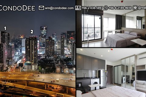 Studio in the Condo in Watthana, Bangkok, Thailand  № 200584
