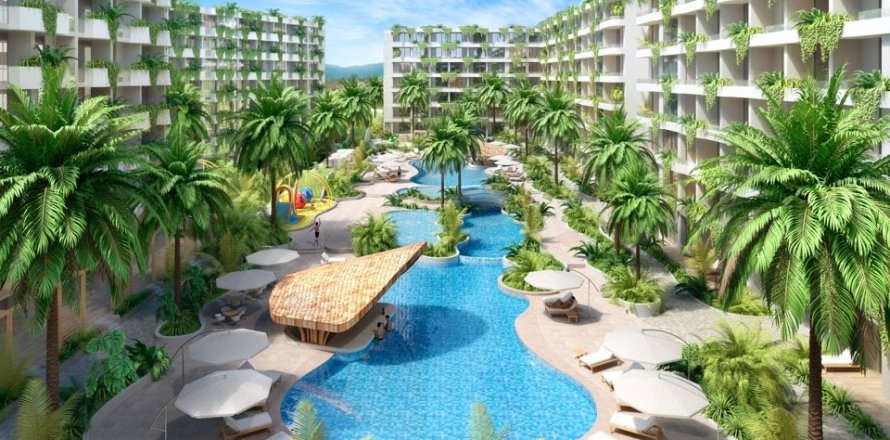 Condo à Phuket, Thaïlande, 1 chambre à Layan Green Park № 69349