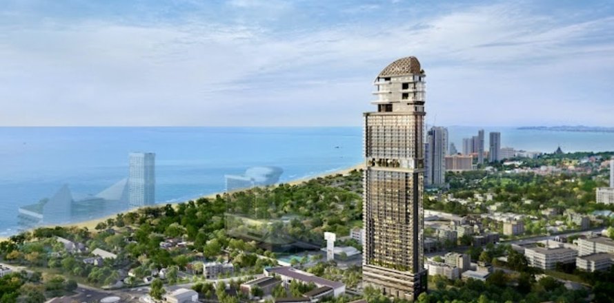 Apartamento de 1 dormitorio en Pattaya, Tailandia № 203461