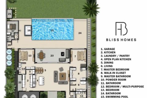 Chalet de 4 dormitorios en Hua Hin, Tailandia № 166064 - foto 28