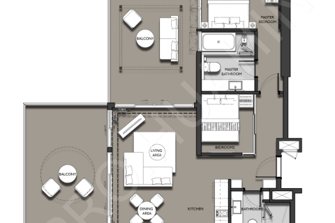 Apartment in Hua Hin, Thailand 2 bedrooms № 194876 - photo 2