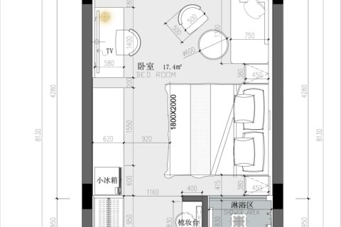 Estudio en el condominio en Ko Samui, Tailandia № 179890 - foto 8