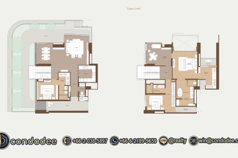 Condo à Bangkok, Thaïlande, 3 chambres № 167104 - photo 18
