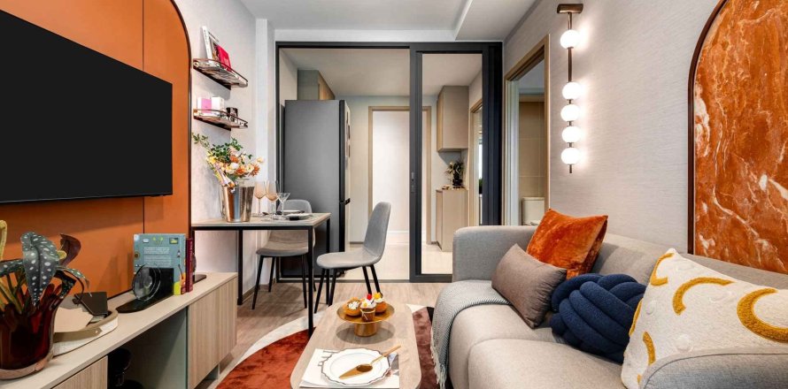 Apartamento de 1 dormitorio en The Base Ratchada 19, Bangkok, Tailandia № 169691