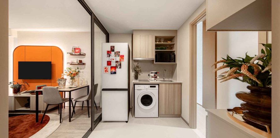 Apartamento de 1 dormitorio en The Base Ratchada 19, Bangkok, Tailandia № 169692