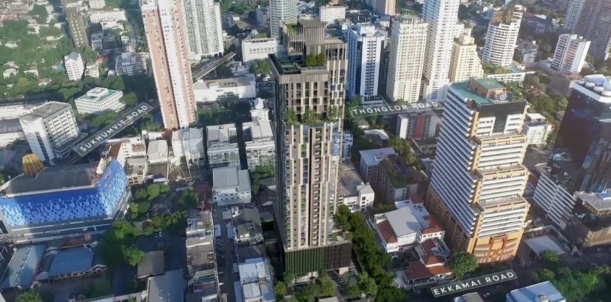 Condo à Bangkok, Thaïlande, 2 chambres № 144142