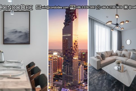 Condo in Sathon, Bangkok, Thailand, 2 bedrooms № 201133