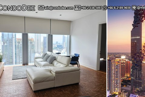 Condo in Sathon, Bangkok, Thailand, 2 bedrooms № 201131