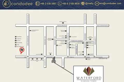 Eigentumswohnung in Watthana, Bangkok, Thailand, 3 Schlafzimmer № 220521 - Foto 21