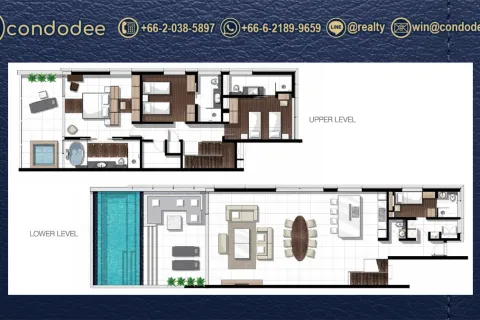Condominio de 3 dormitorios en Bangkok, Tailandia № 220525 - foto 3