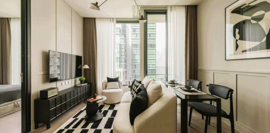 Estudio en el condominio en Bangkok, Tailandia № 180616