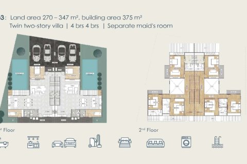 Villa in Bang Lamung, Thailand 4 bedrooms № 222716 - photo 16