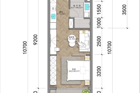 Condominio de 1 dormitorio en Layan Beach, Tailandia № 166011 - foto 13