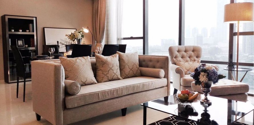 Condo à Sathon, Bangkok, Thaïlande, 2 chambres № 47592