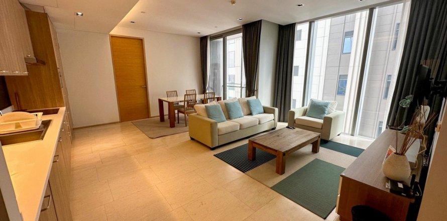 Condo à Bangkok, Thaïlande, 2 chambres № 65580