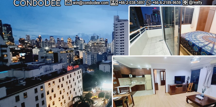 Condo à Khlong Toei, Bangkok, Thaïlande, 2 chambres № 200692