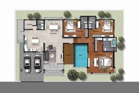 Haus in Pattaya, Thailand 3 Schlafzimmer № 184138 - Foto 9