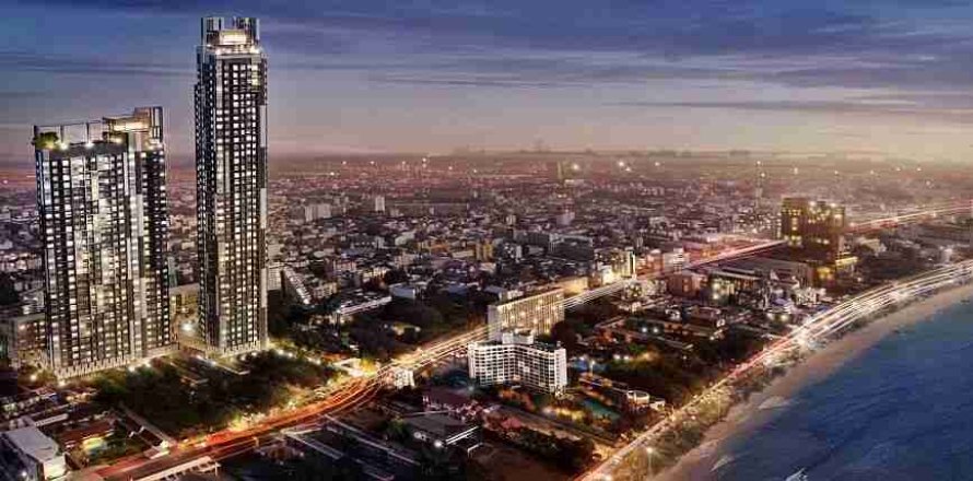 Condominio de 2 dormitorios en Pattaya, Tailandia № 184135