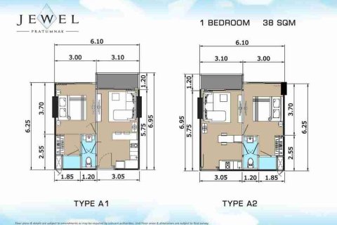 Condominio de 2 dormitorios en Pattaya, Tailandia № 184136 - foto 19
