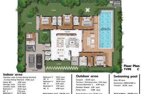 Chalet de 4 dormitorios en Hua Hin, Tailandia № 170049 - foto 12