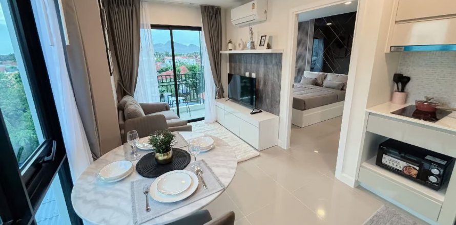 Apartamento de 2 dormitorios en Mira Monte Hua Hin 94, Hua Hin, Tailandia № 133473