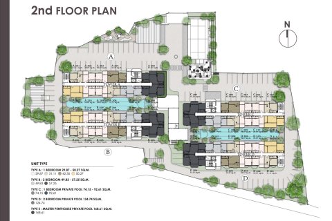 Condominio de 1 dormitorio en Kamala, Tailandia № 170272 - foto 20