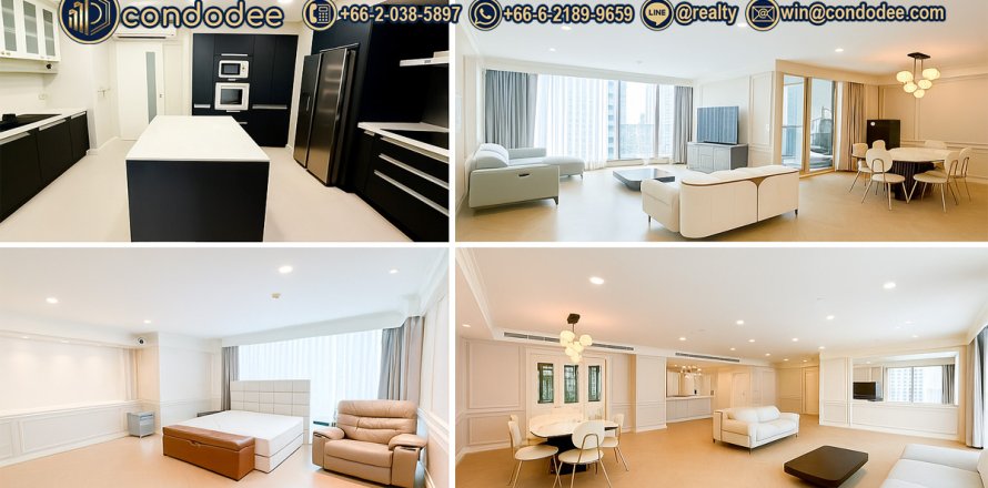 Condominio de 4 dormitorios en Bangkok, Tailandia № 201247