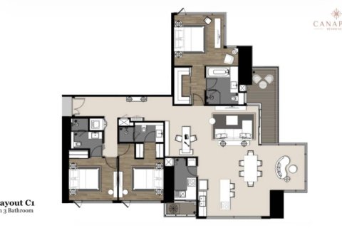 Condominio de 3 dormitorios en Bang Kho Laem, Bangkok, Tailandia № 150414 - foto 10