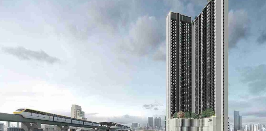 Estudio en el condominio en Bangkok, Tailandia № 208677