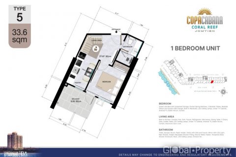 Condominio de 1 dormitorio en Pattaya, Tailandia № 117165 - foto 28