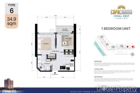 Condominio de 1 dormitorio en Pattaya, Tailandia № 117165 - foto 29