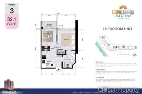 Condominio de 1 dormitorio en Pattaya, Tailandia № 117165 - foto 25