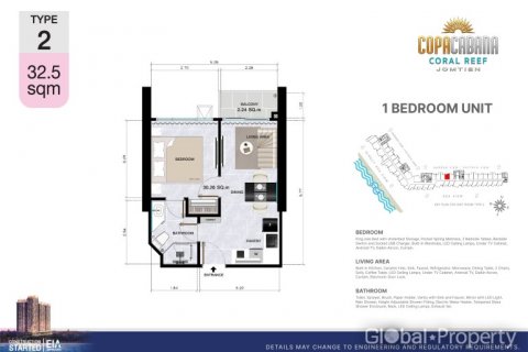 Condominio de 1 dormitorio en Pattaya, Tailandia № 117165 - foto 23