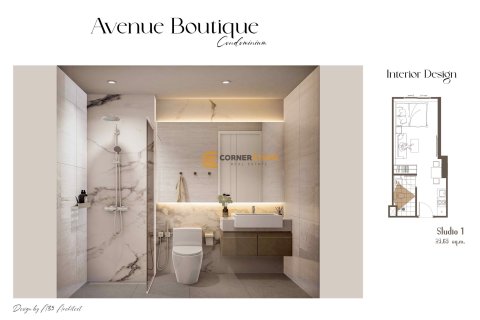 Condominio de 1 dormitorio en Pattaya, Tailandia № 191258 - foto 3