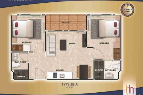 Condominio de 2 dormitorios en Pattaya, Tailandia № 208902 - foto 4