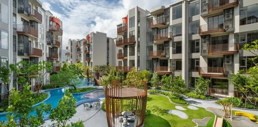 Condominio de 1 dormitorio en Bang Tao, Tailandia № 153898