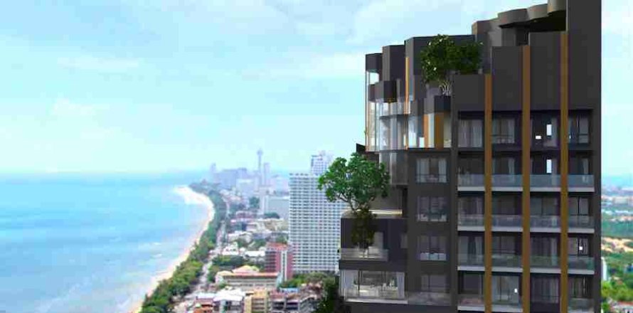 Estudio en el condominio en Pattaya, Tailandia № 208926