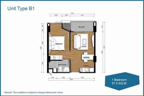 Condominio de 1 dormitorio en Pattaya, Tailandia № 208923 - foto 8