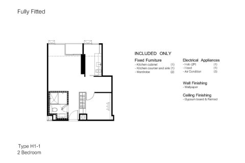 Condominio de 2 dormitorios en Bangkok, Tailandia № 166326 - foto 9
