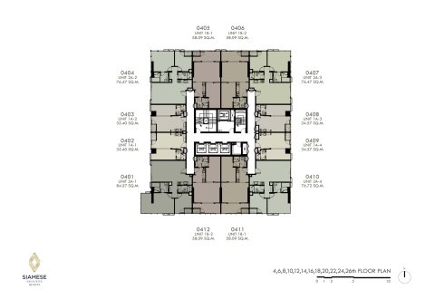 Condo à Bangkok, Thaïlande, 1 chambre № 166324 - photo 14