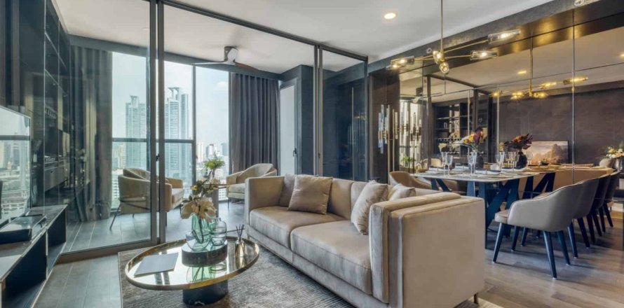 Condo à Bangkok, Thaïlande, 1 chambre № 166324