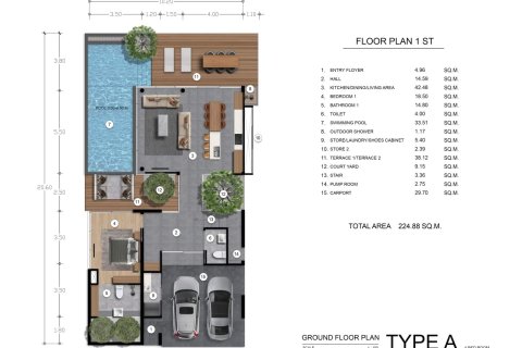 Chalet de 4 dormitorios en Bang Tao, Tailandia № 166322 - foto 19