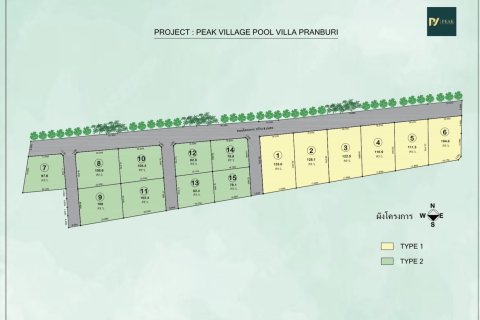 Villa in Pran Buri, Thailand 3 Schlafzimmer № 169923 - Foto 19