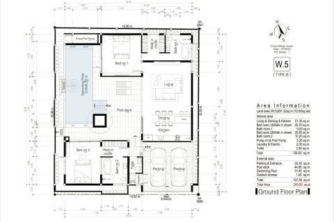 Villa in Phuket, Thailand 2 Schlafzimmer № 169928 - Foto 16